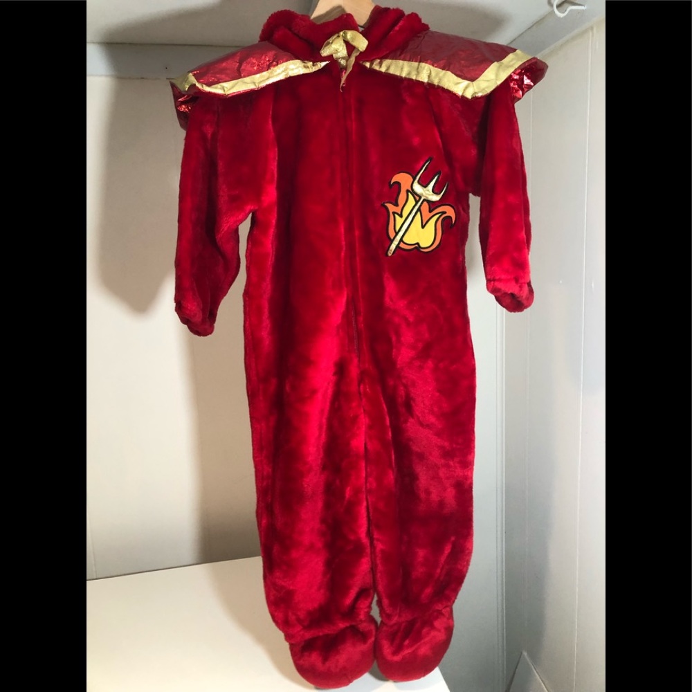 Kid’s plush devil costume ages 4-6